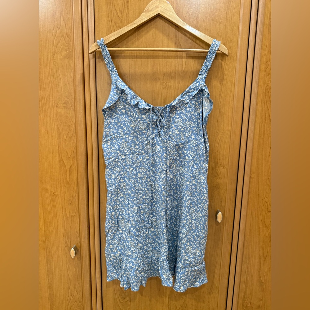 American Eagle Outfitters Blue Floral dress - Picture 2 of 10